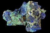 Malachite, Azurite and Selenite Crystal Association - Utah #109835-1